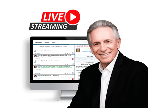 Stock market technical analysis chart